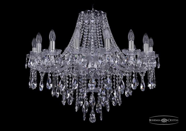 Подвесная хрустальная люстра 1415 Bohemia 1415/16/300 Ni
