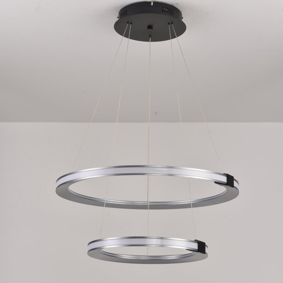 9225-6+4SD GR+BK Подвесная люстра ILedex Vision 9225-6+4SD GR+BK