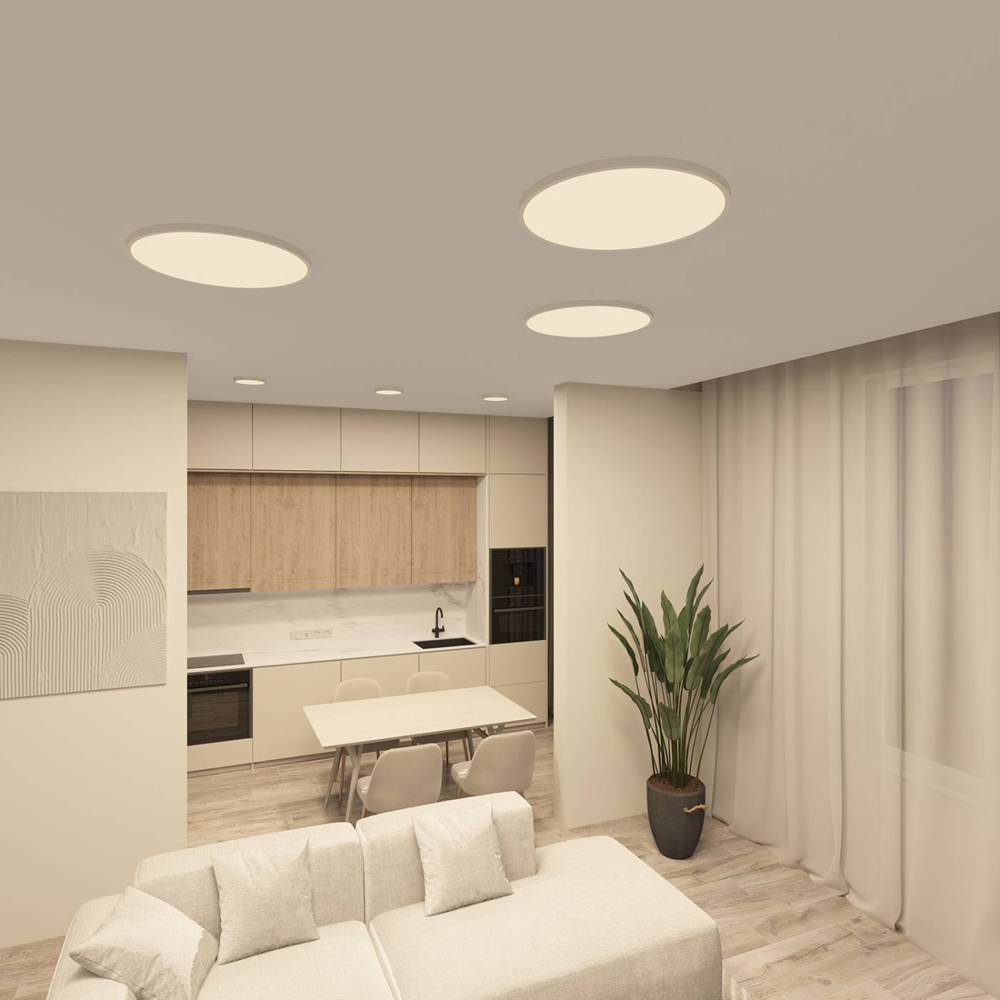 DK6524-WH Светильник потолочный Denkirs Thin DK6524-WH