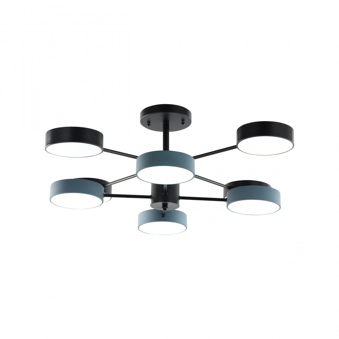 Потолочная люстра Arte Milano Ferrara 250906/8B Bk/Gr
