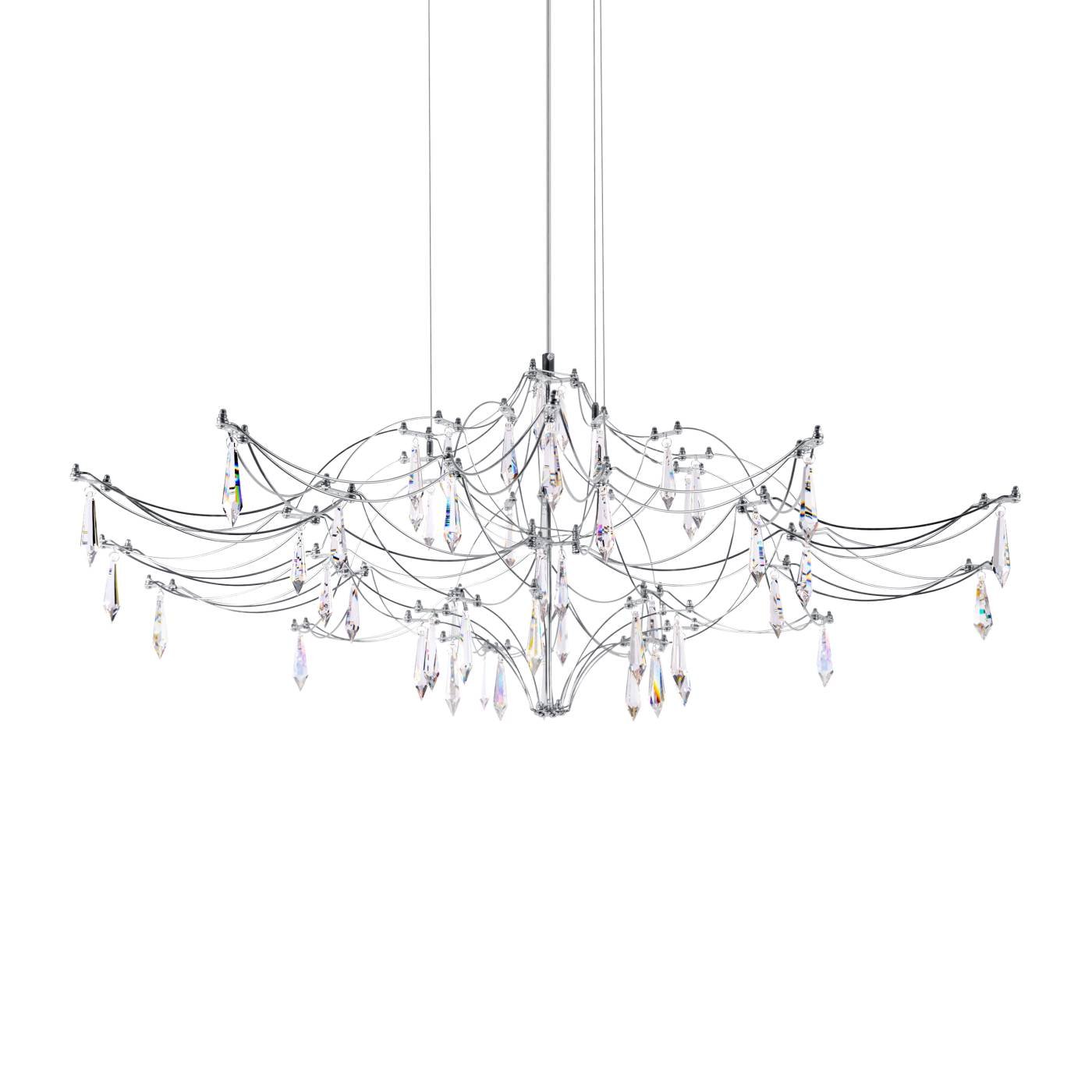 10587/1000 Silver Asfour Подвесная люстра Mira Loft It 10587/1000 Silver Asfour