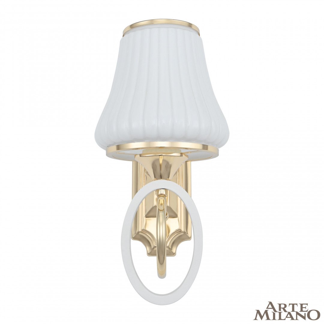 302387/1W Wh/Gd Настенное бра Arte Milano Florentia-2387 302387/1W Wh/Gd