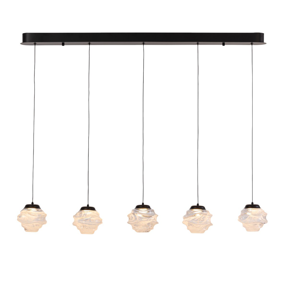 MD25030003-5B matt black/clear Светильник подвесной Delight Collection MD25030003 MD25030003-5B matt black/clear