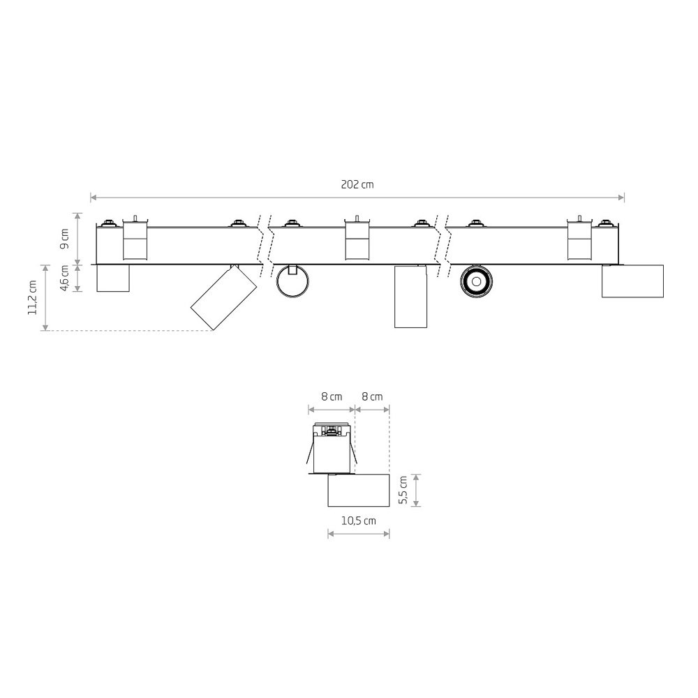 Встраиваемый светильник Nowodvorski Mono 10468