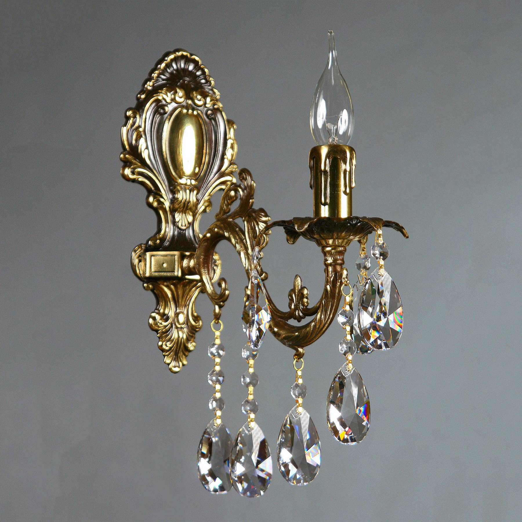 2118/1 PB Tear Drop Настенное бра Ambiente Granada 2118/1 PB Tear drop