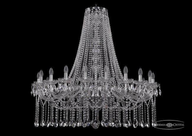 1413/20/400/h-113 Ni Подвесная хрустальная люстра 1413 Bohemia 1413/20/400/h-113 Ni