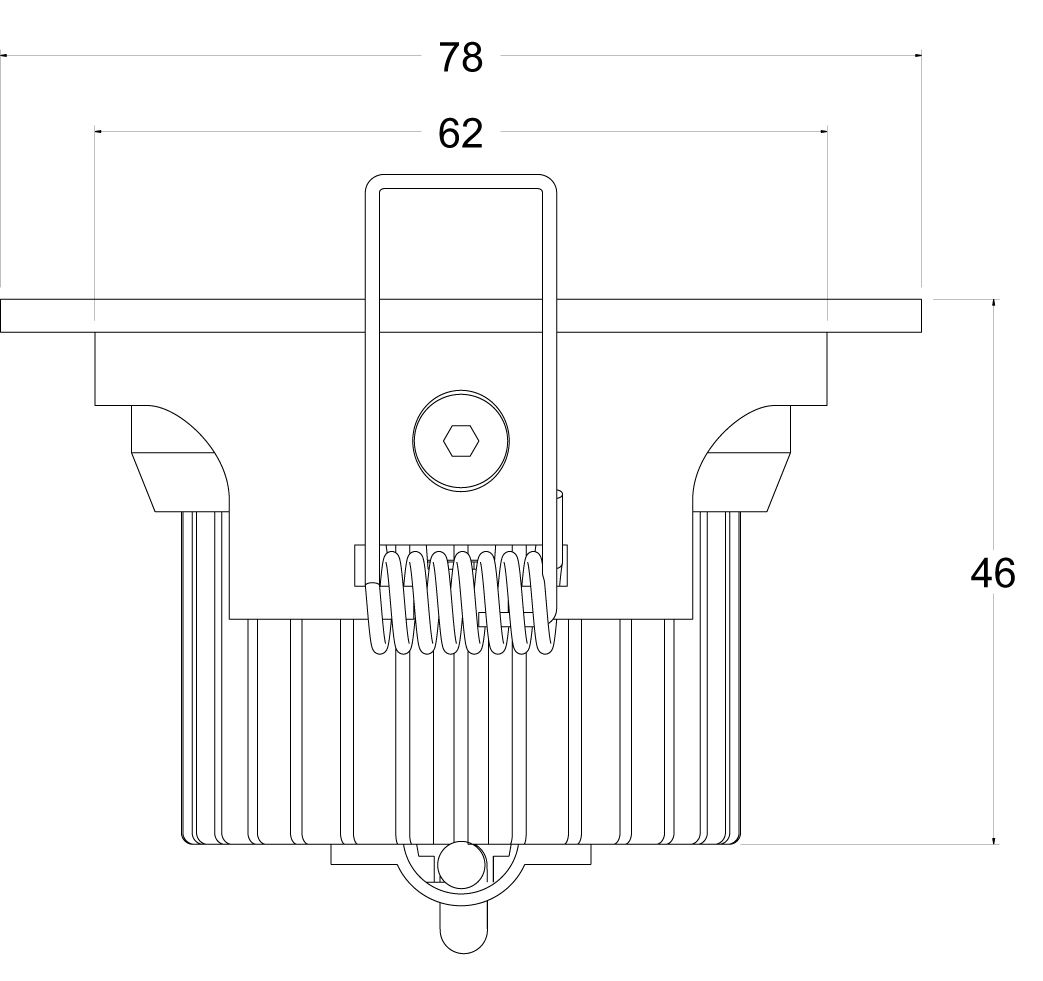 Встраиваемый светильник Deko-Light COB-68 565281