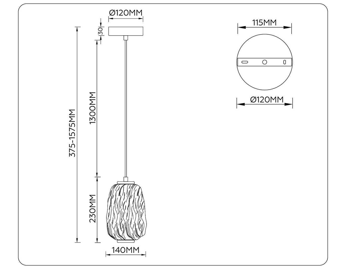 LH30101 Светильник подвесной Ambrella Crystal LH30101