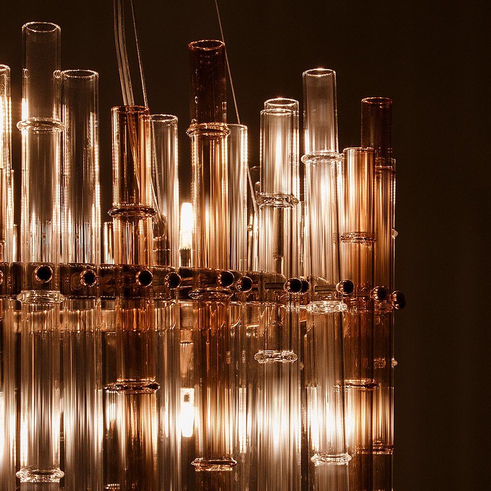 Подвесная люстра Arte Lamp Crystalla A4111LM-16GO