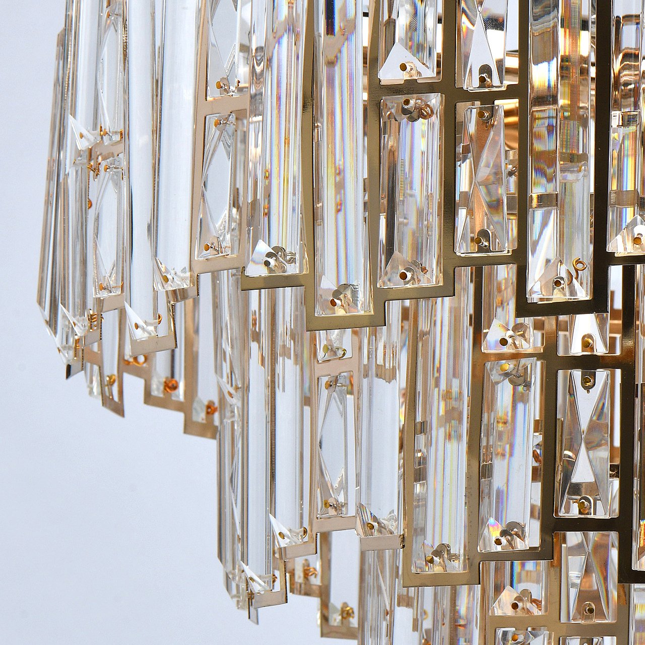 Потолочная хрустальная люстра De Markt Бриз 111011308