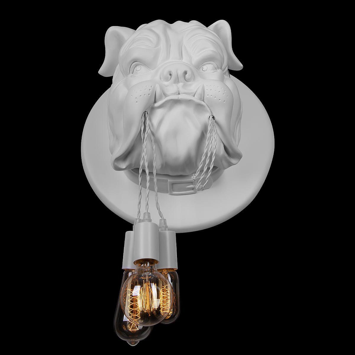 10177 White Настенный светильник Loft It Bulldog 10177 White