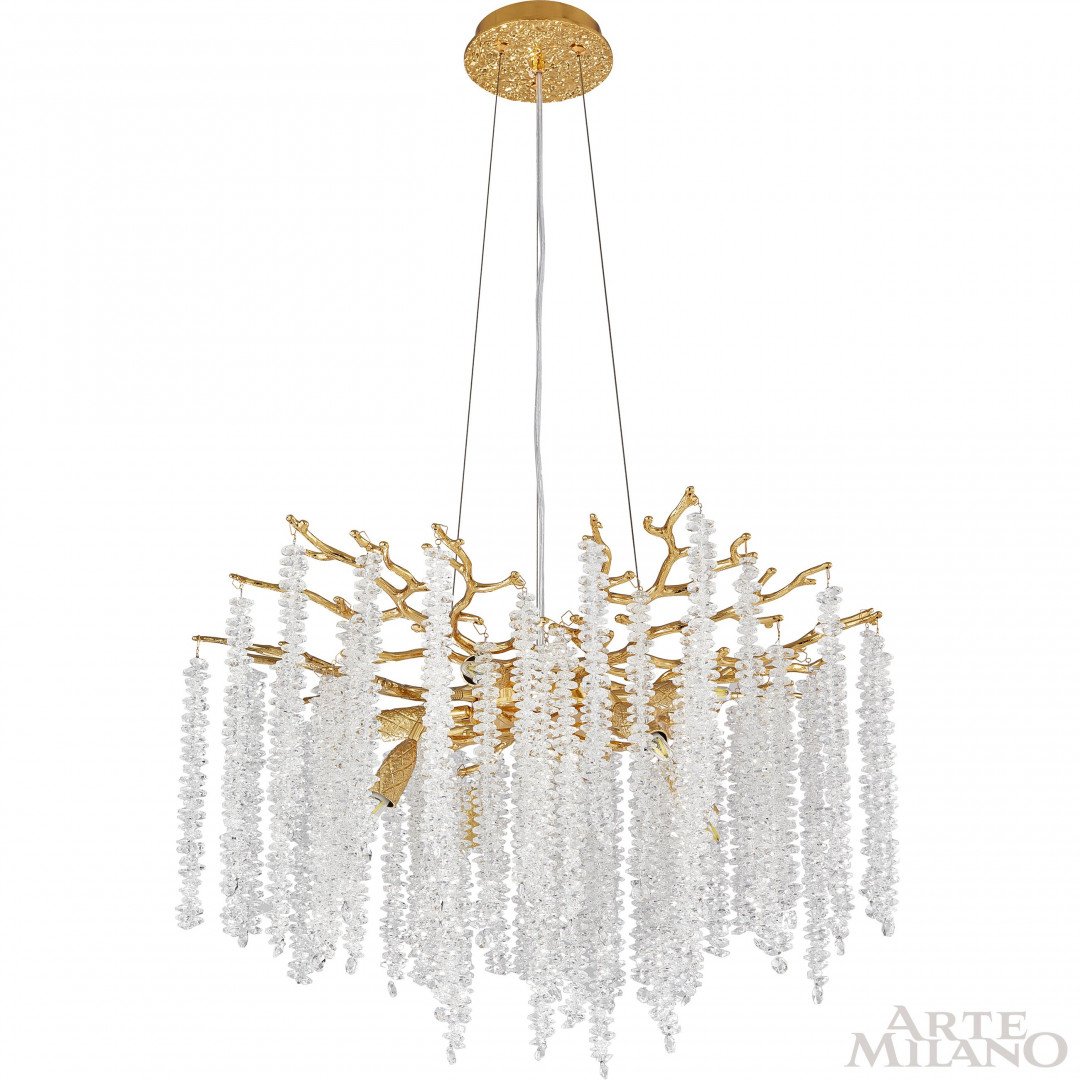 Подвесная люстра Arte Milano Milan23 239801/D600/8/A Gd