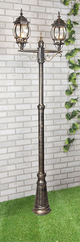 NLG99HL004 черное золото нов. уп. Столб фонарный уличный Elektrostandard NLG99HL004 NLG99HL004 черное золото нов. уп.