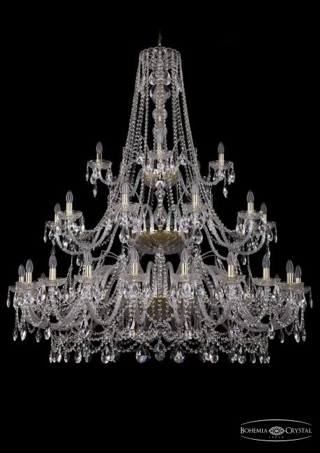 1411/20+10+5/530/3d G Подвесная хрустальная люстра 1411 Bohemia 1411/20+10+5/530/3d G