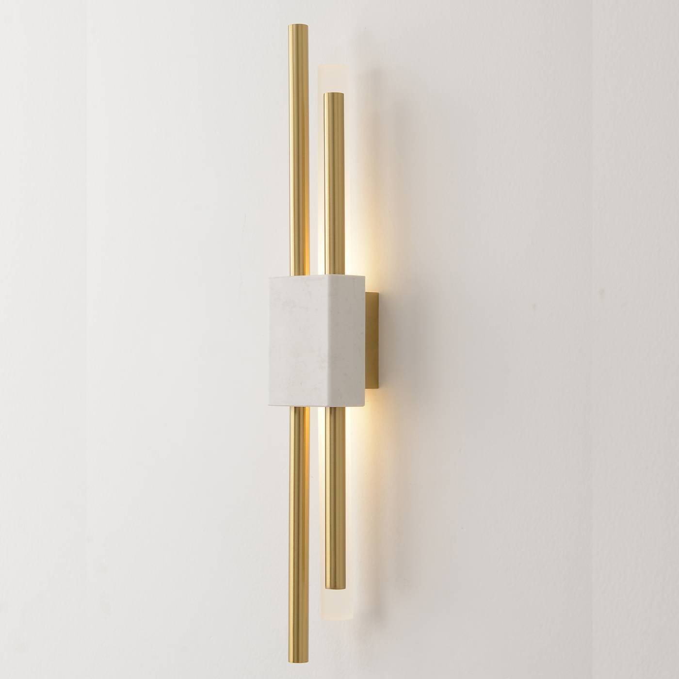 CARTA AP6W LED WHITE/BRASS Настенный светильник Crystal Lux Carta CARTA AP6W LED WHITE/BRASS