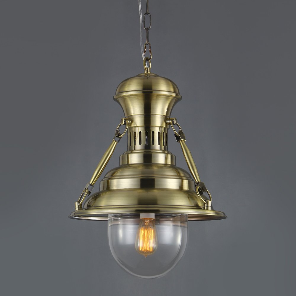 KM046P brass Светильник подвесной Delight Collection Loft KM046P brass