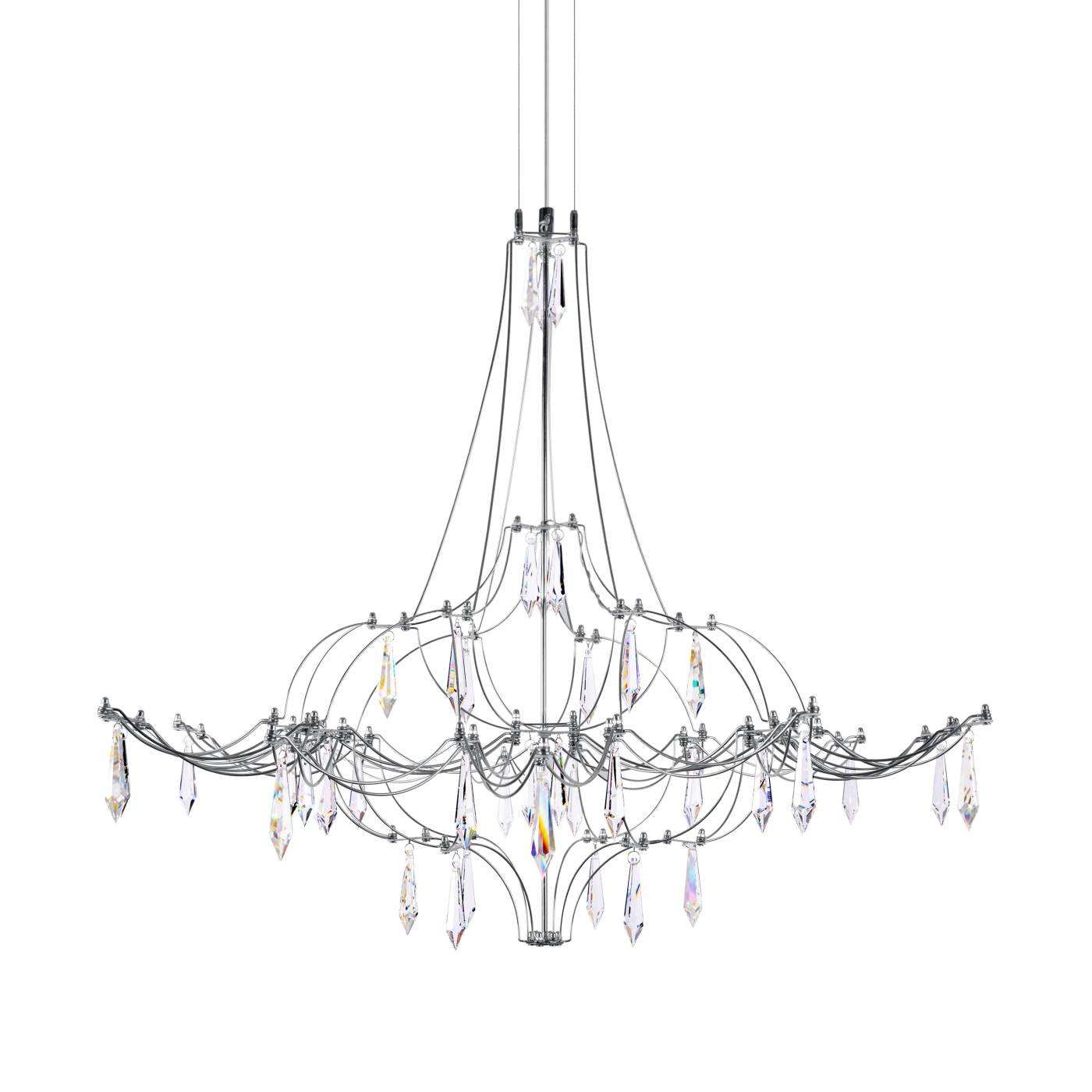 10588/800 Silver Asfour Подвесная люстра Mira Loft It 10588/800 Silver Asfour