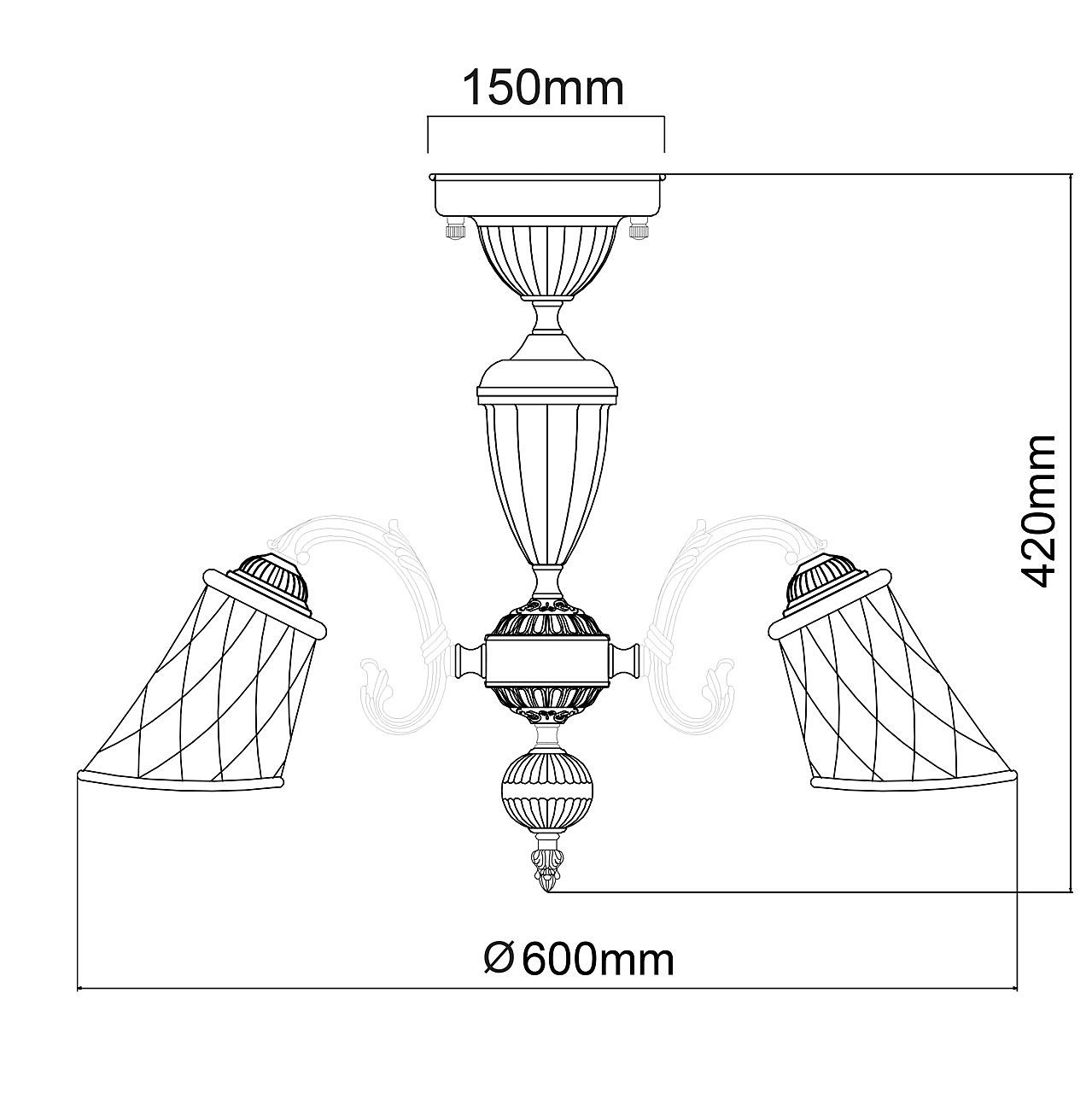 450019105 Потолочная люстра MW Light Ариадна 450019105