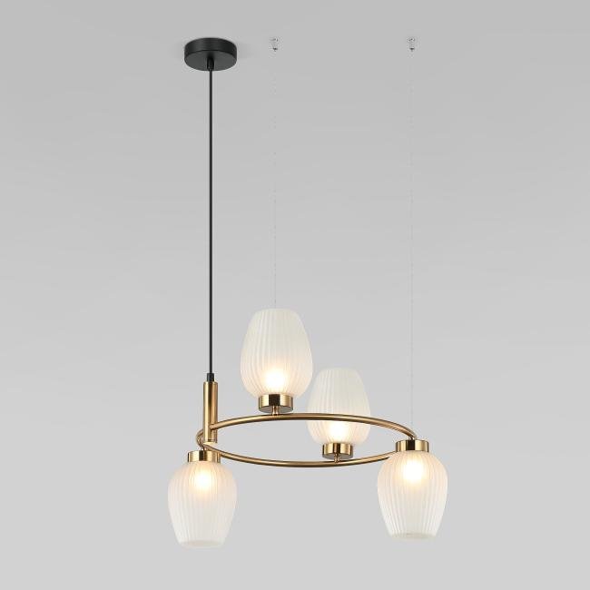 30183/4 латунь Подвесная люстра Eurosvet Alva 30183/4 латунь