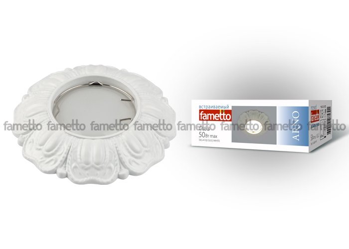 DLS-A102 GU5.3 WHITE Встраиваемый светильник Fametto Arno DLS-A102 GU5.3 WHITE