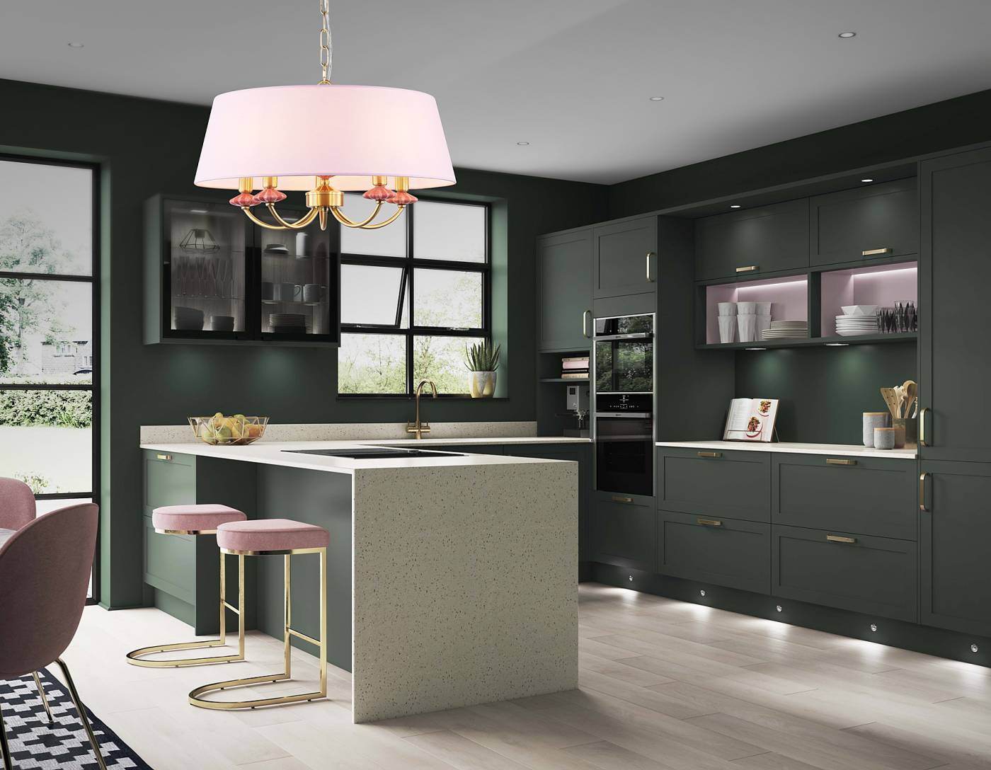 Подвесная люстра Ambrella Ceramo Classic LH75021