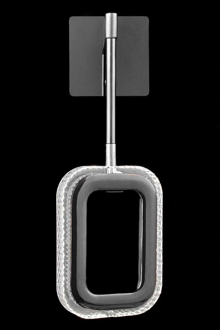 LE7701/1W Grey/Black Chrome Настенное бра LEON Theona LE7701/1W Grey/Black Chrome
