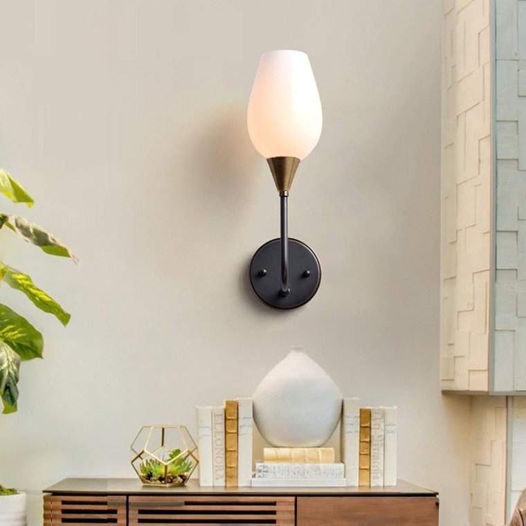 141136-26 Настенное бра ImperiumLoft Viola-Milk-Wall01 141136-26