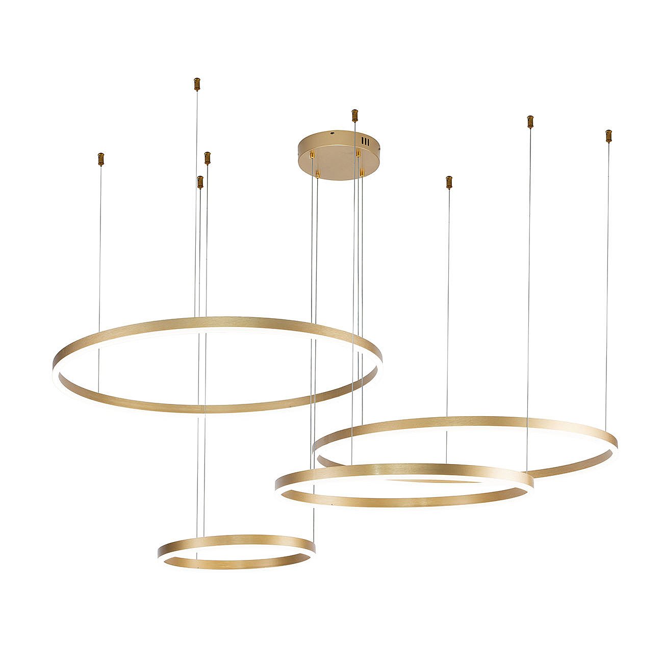 V000015L Подвесная люстра Indigo Galass 14001/4P Gold V000015L