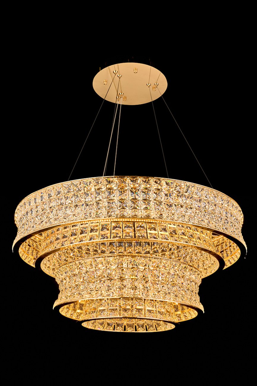 LE3008/800-2K GD Подвесная люстра LEON Aurelie LE3008/800-2K GD