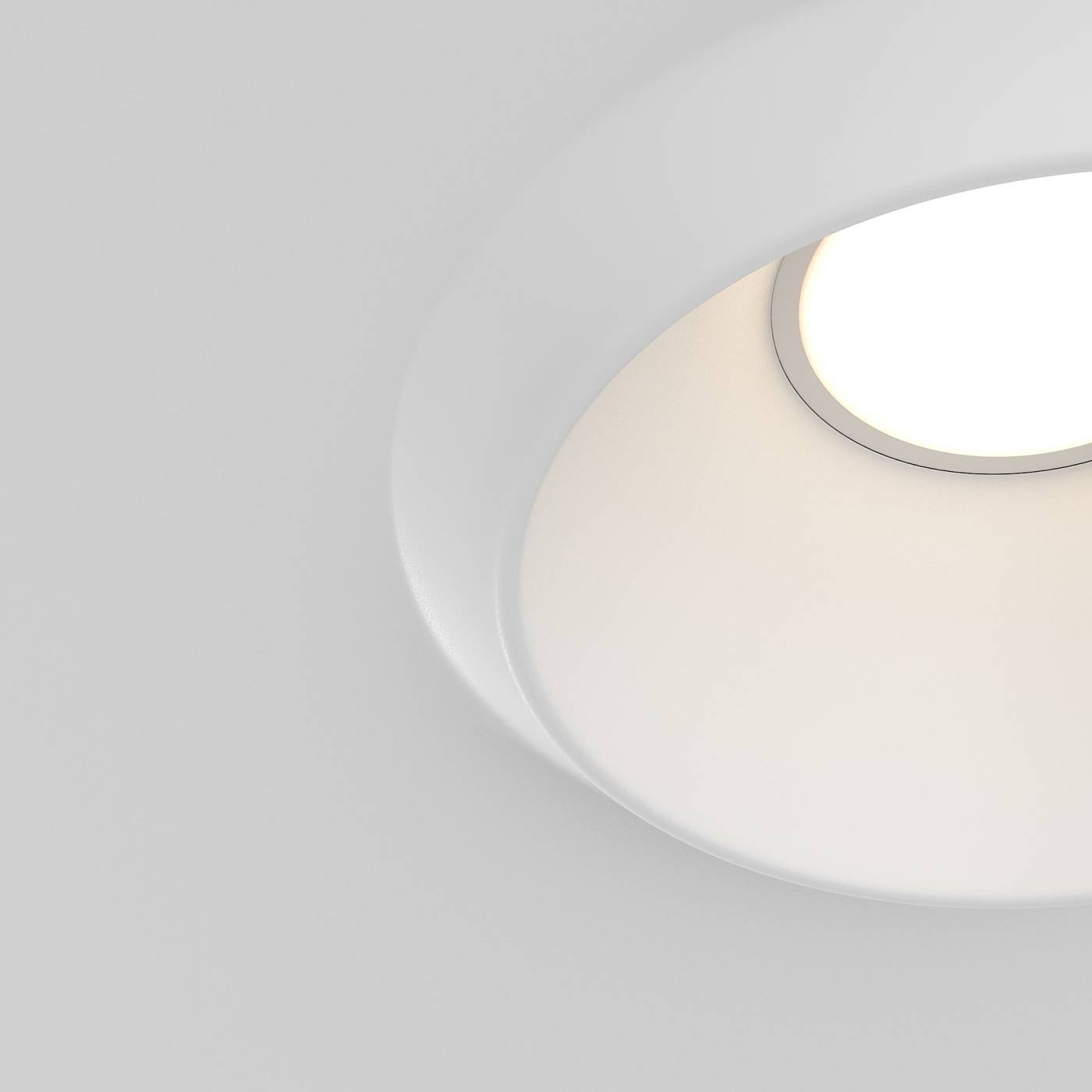 Встраиваемый светильник Maytoni Gyps Modern DL124-GU10-01-TRS-W