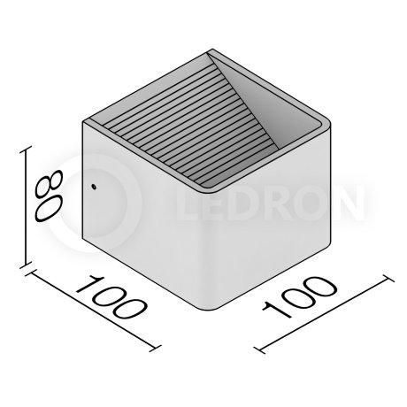 Настенный светильник Elvan 9008 GW-9008-7W-NH-Wh