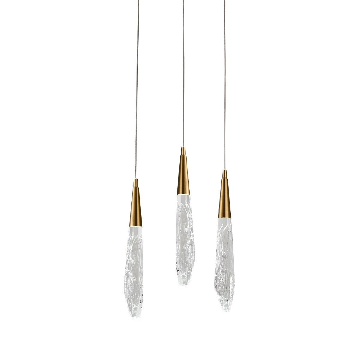 OD2438-3 gold/clear Светильник подвесной Delight Collection OD2438 OD2438-3 gold/clear