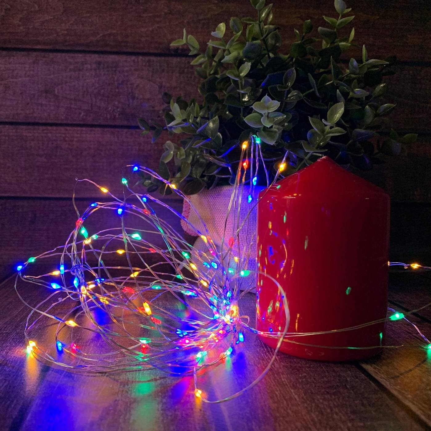 Гирлянда Uniel ULD-S1000-100/DTA/RC RGB IP44