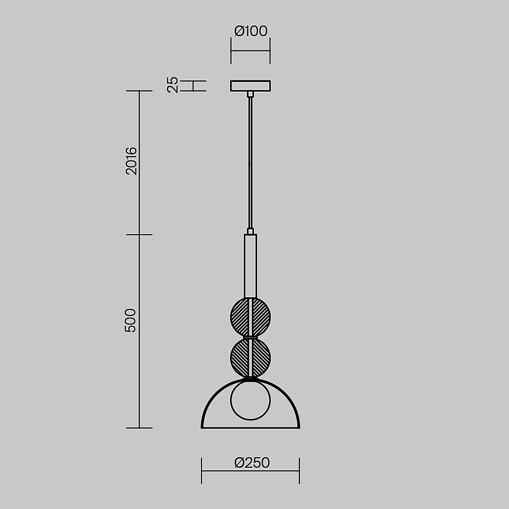 FR5482PL-01BS1 Светильник подвесной Freya Sunspot FR5482PL-01BS1