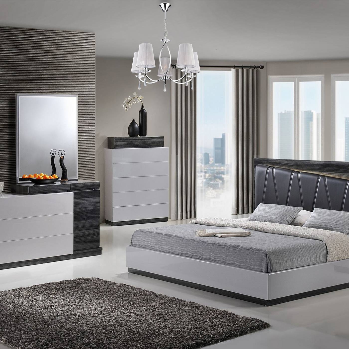 60079/5 хром Подвесная люстра Eurosvet Valery 60079/5 хром