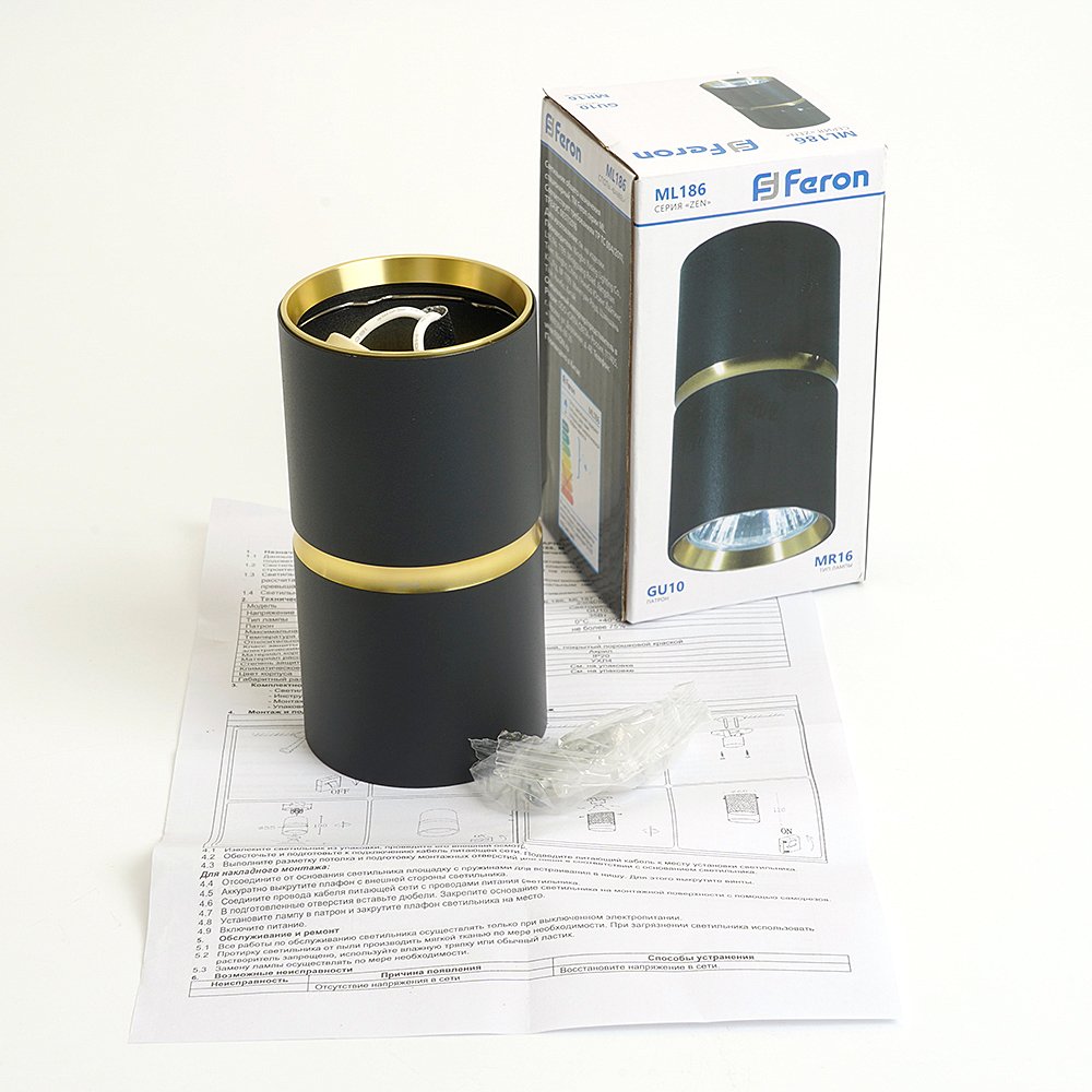 48639 Накладной светильник Feron ML186 48639