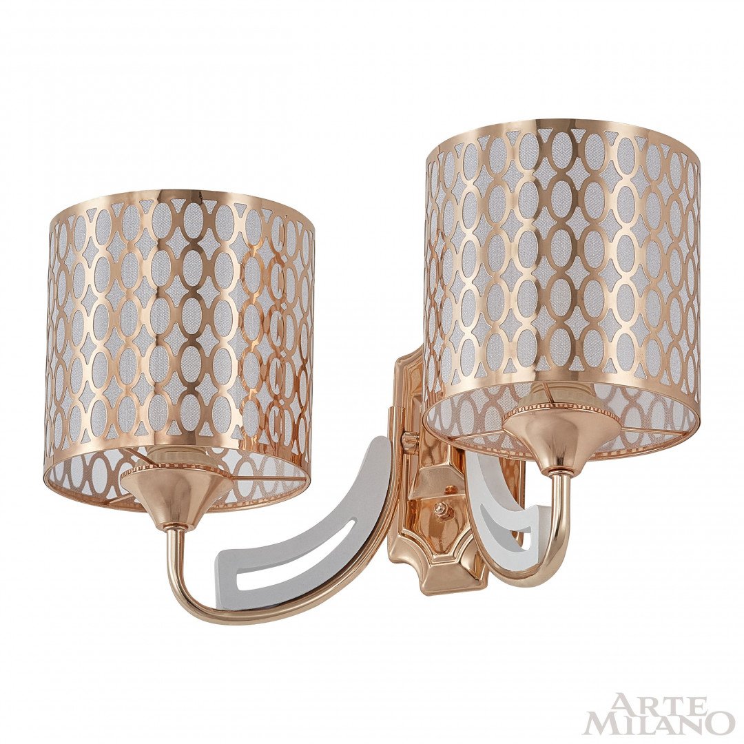 303387/2W Wh/Gd Настенное бра Arte Milano Florentia-3387 303387/2W Wh/Gd