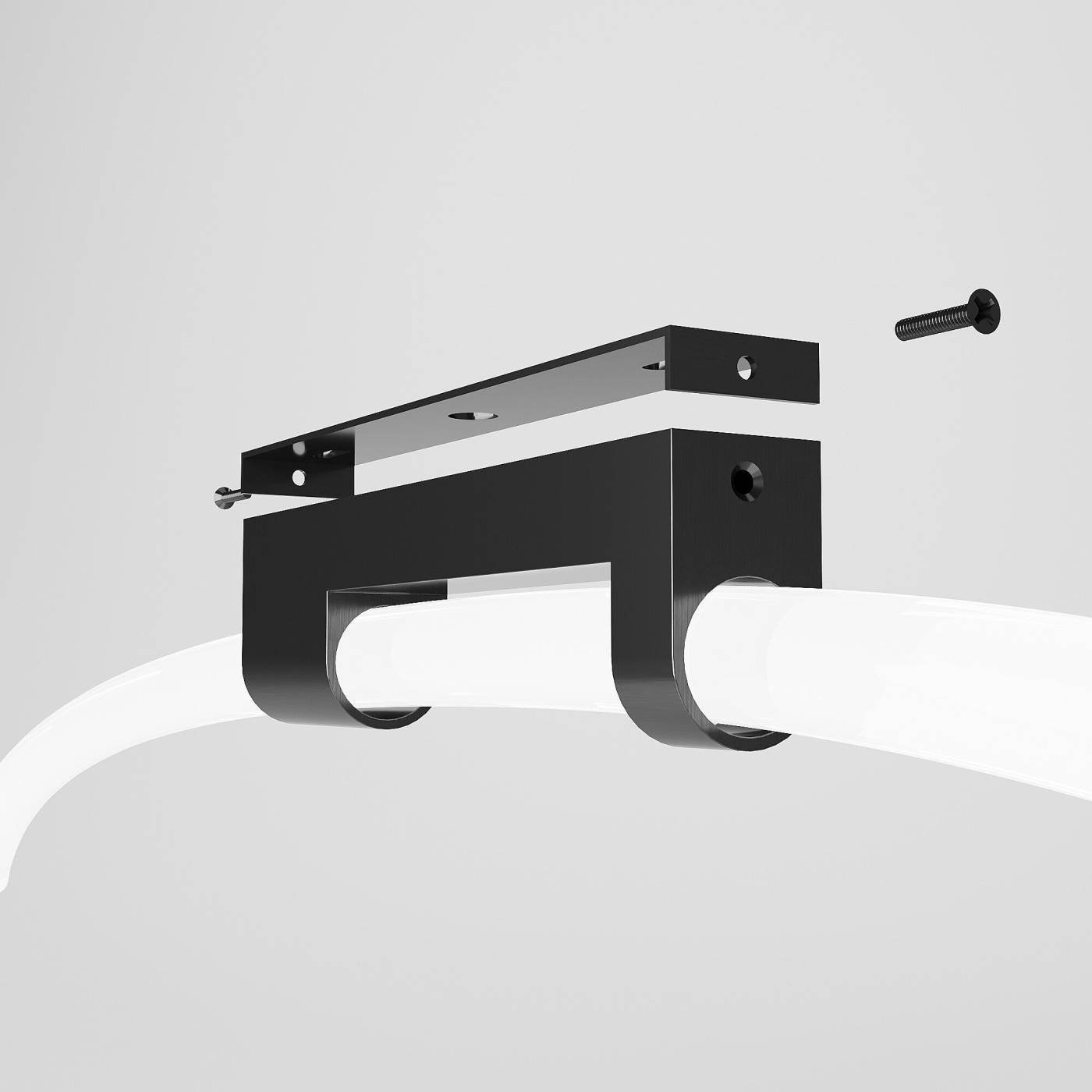 Накладное крепление для круглого гибкого неона Elektrostandard Full light Накладные крепления для круглого гибкого неона Full light черный (FL 28161)