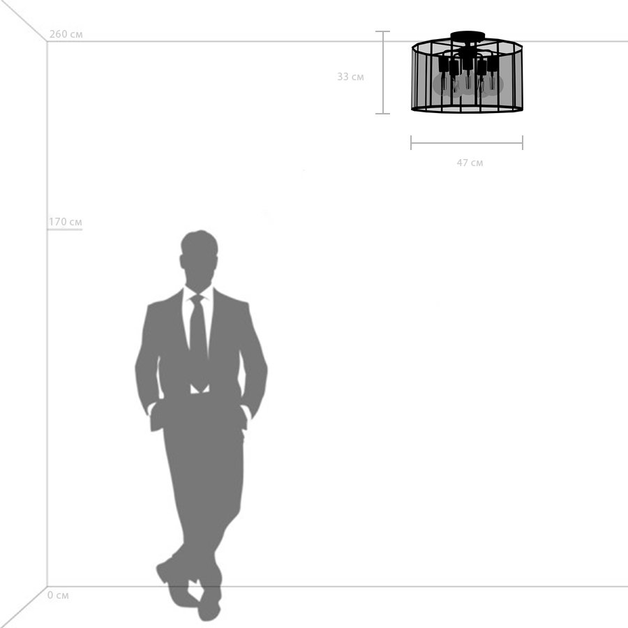 798257 Потолочная люстра Lightstar Genni 798257