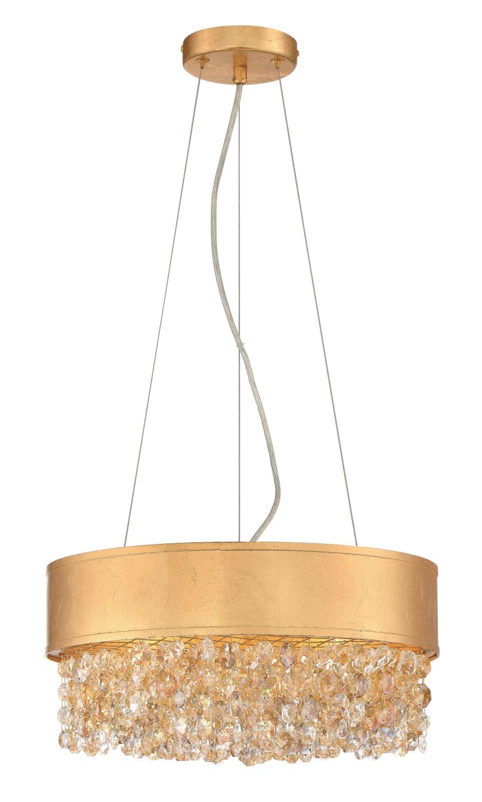 fabian 1554.5 gold leaf Подвесная хрустальная люстра Fabian Lucia Tucci fabian 1554.5 gold leaf