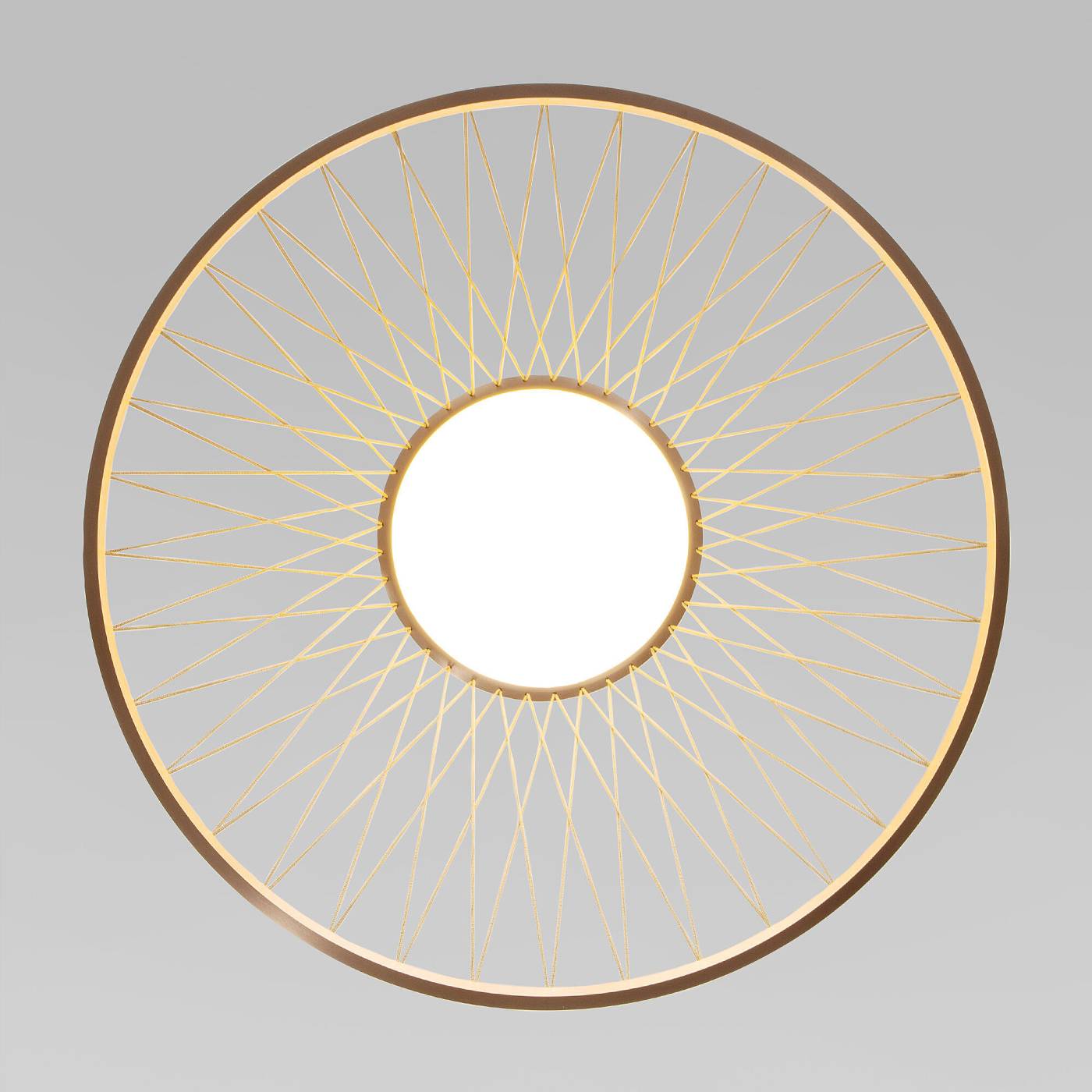 Светильник подвесной Eurosvet Cesta 40017/1 LED коричневый