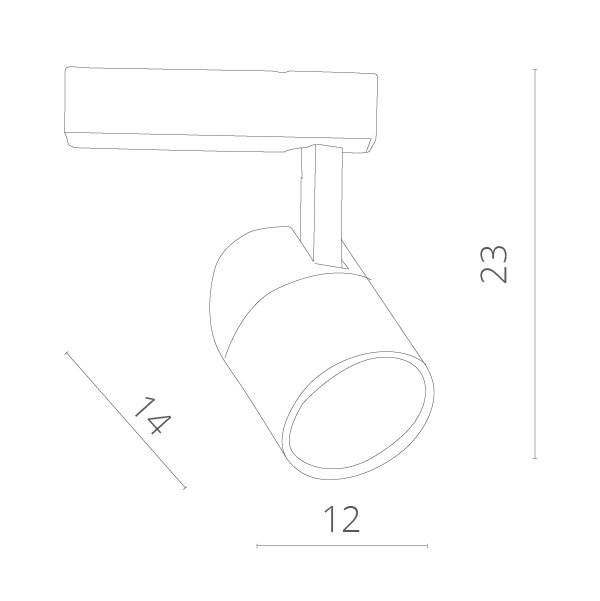 A5750PL-1WH Трековые светильники Arte Lamp Attento A5750PL-1WH