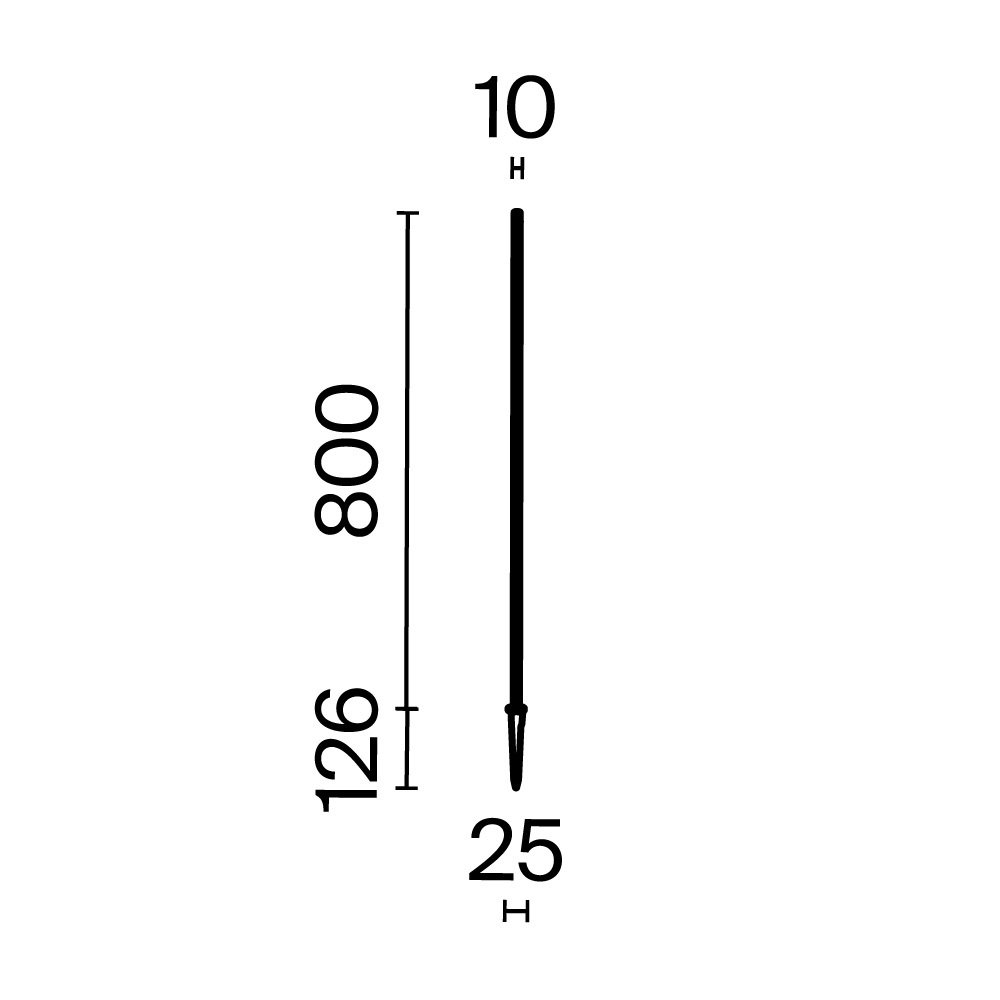 O441FL-L1GF3K1 Грунтовый светильник Maytoni Spear O441FL-L1GF3K1