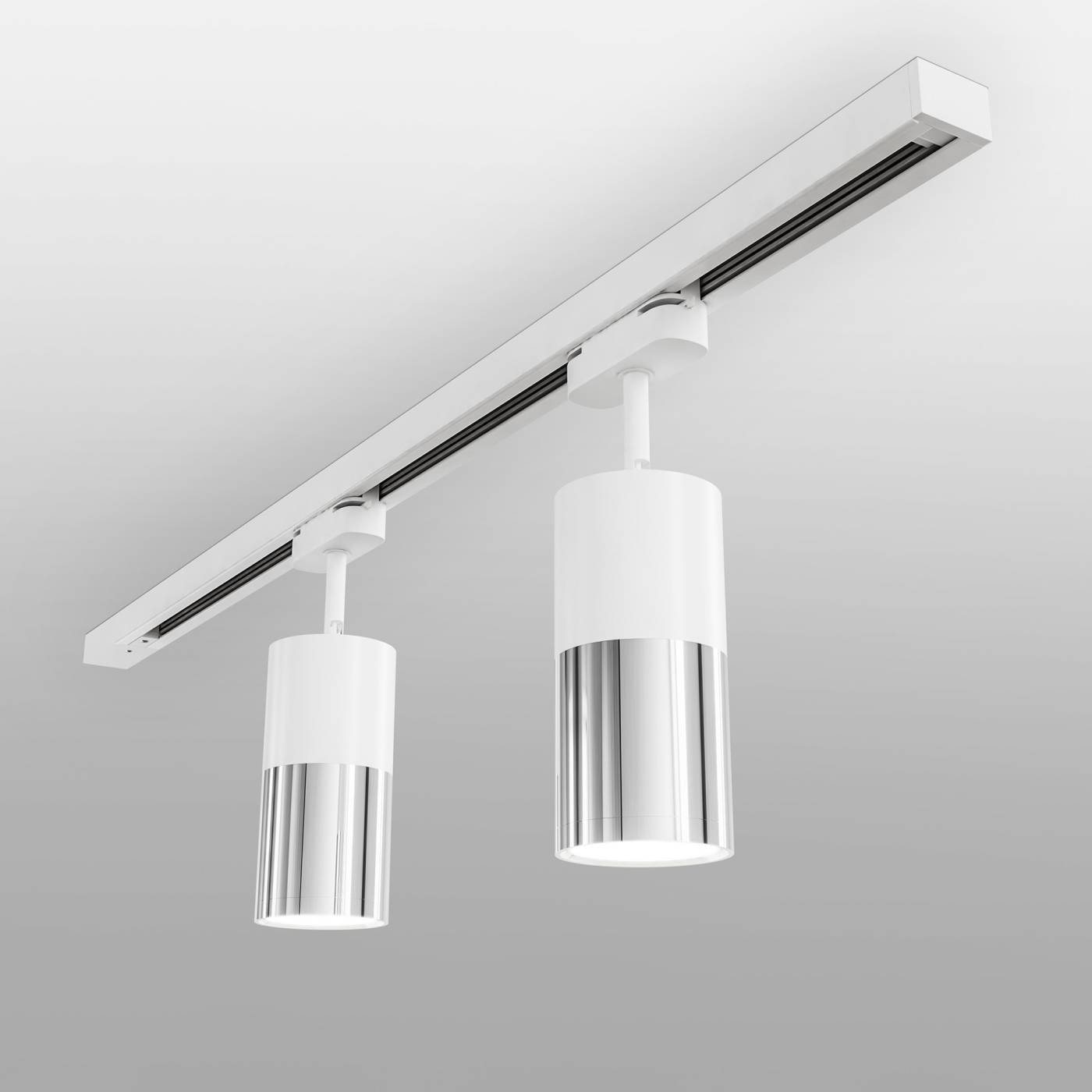 Avantag Белый матовый/хром 6W 4200K (LTB27) однофазный Трековый светильник Elektrostandard Double Topper Avantag Белый матовый/хром 6W 4200K (LTB27) однофазный