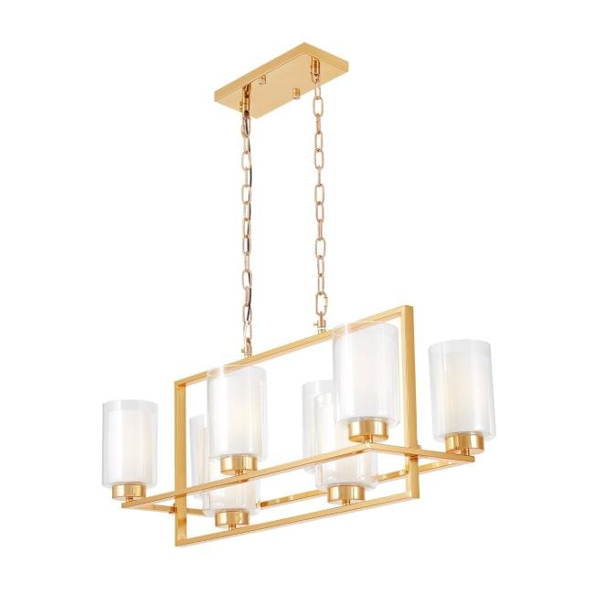 LDP 1239-8 F.GD Подвесная люстра Lumina Deco Lino LDP 1239-8 F.GD