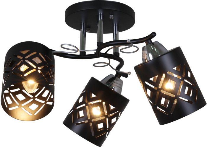 Потолочная люстра 08267-0.3-03 BK+CR