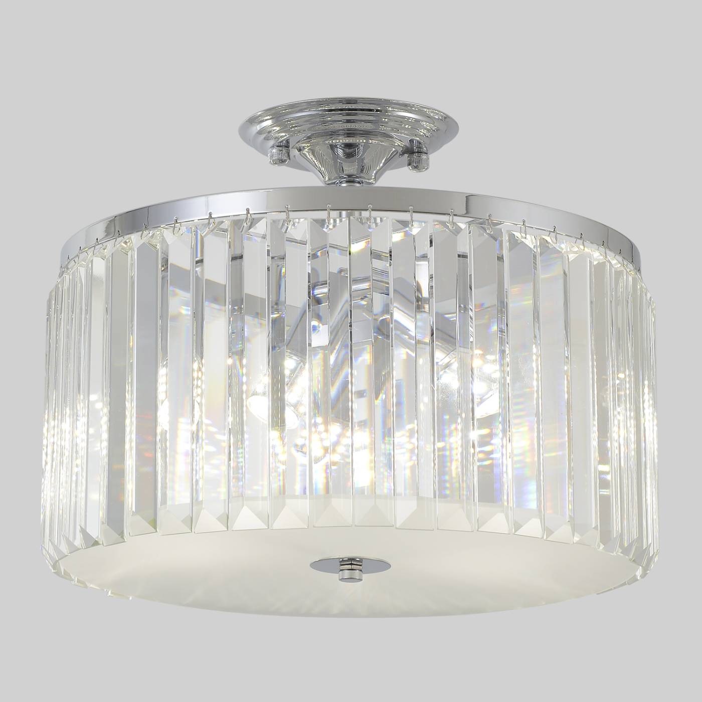 HILTON PL4 CHROME Светильник потолочный Crystal Lux Hilton HILTON PL4 CHROME