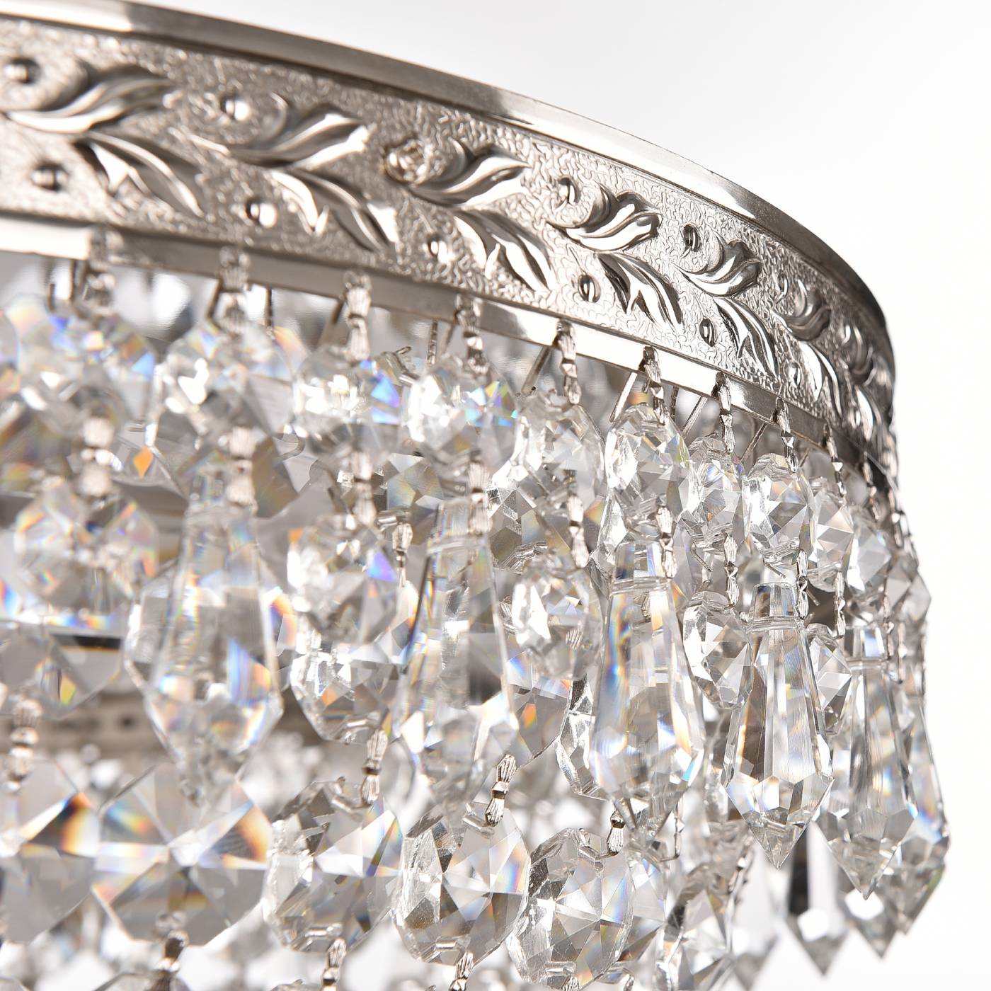 Потолочная люстра Bohemia 1901 19011/35IV/LED-DIM Ni