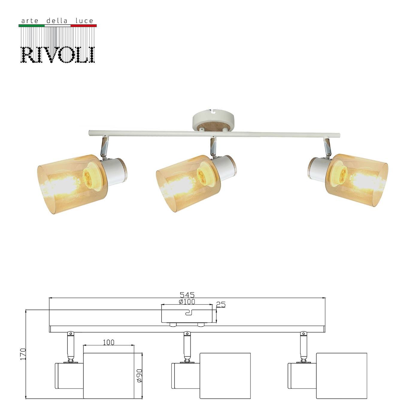 7057-703 Светильник спот Rivoli Jamilly 7057-703