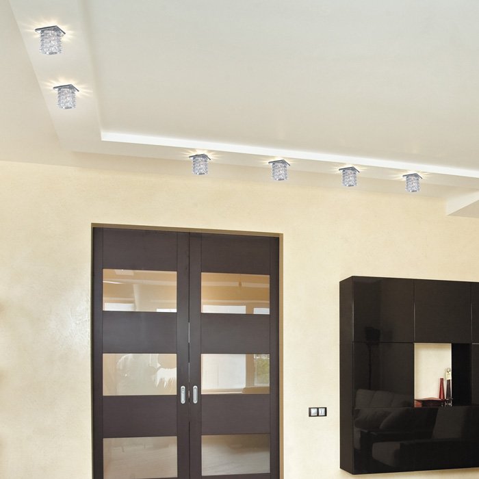 369375 Встраиваемый светильник Novotech Crystal 369375